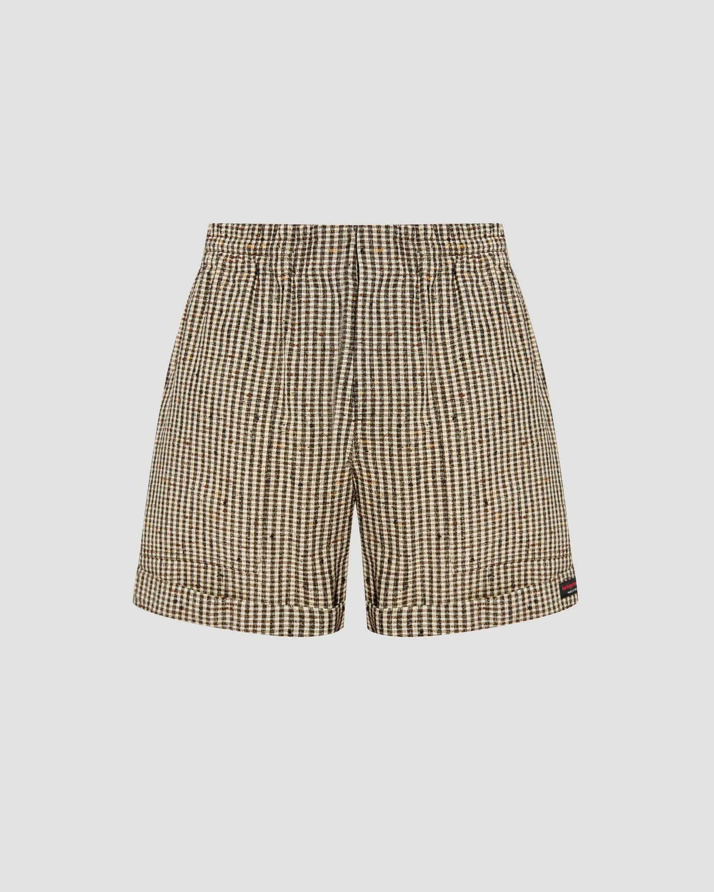 Shorts in Check Pattern