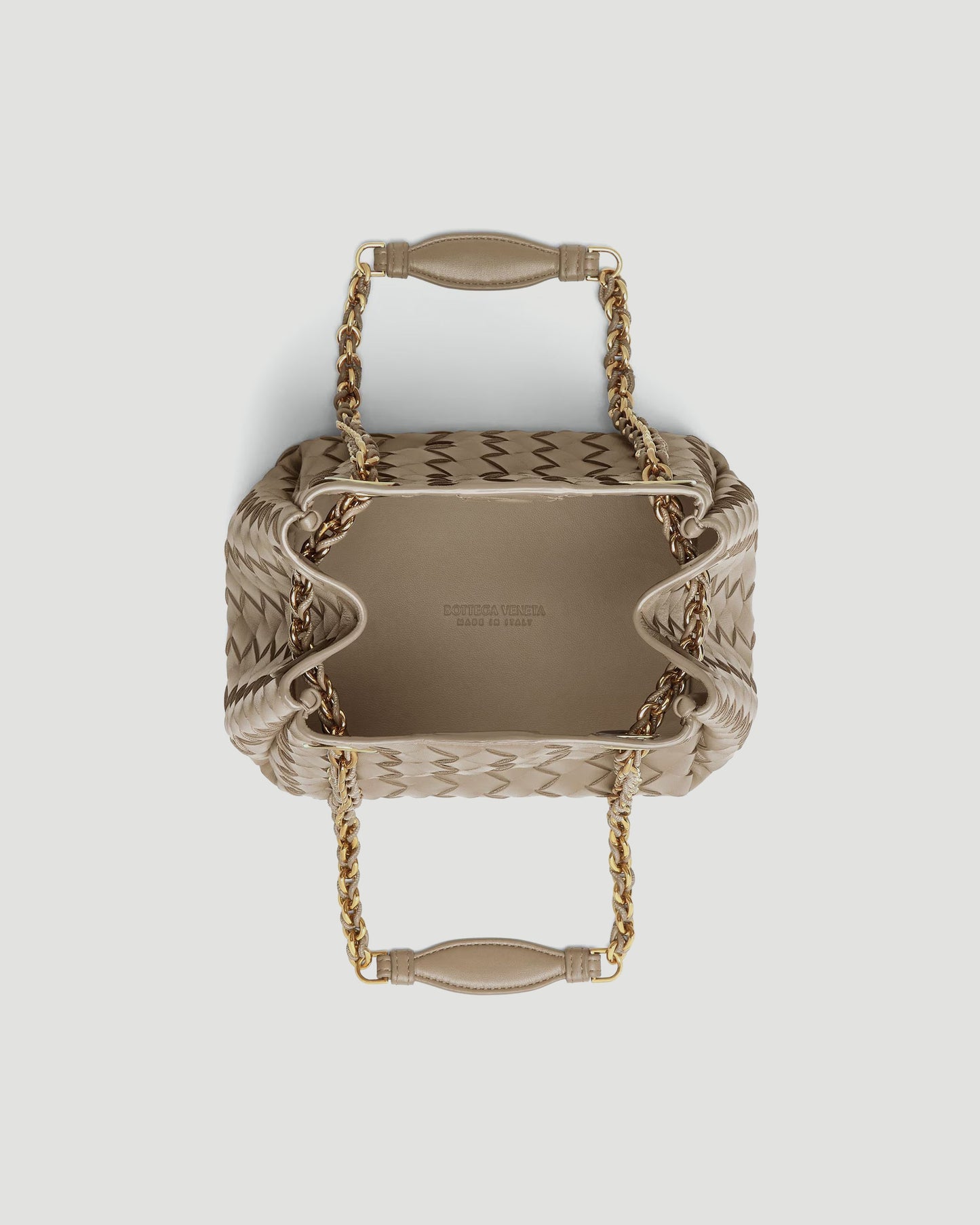 Small Parachute Chain Bag in Limestone