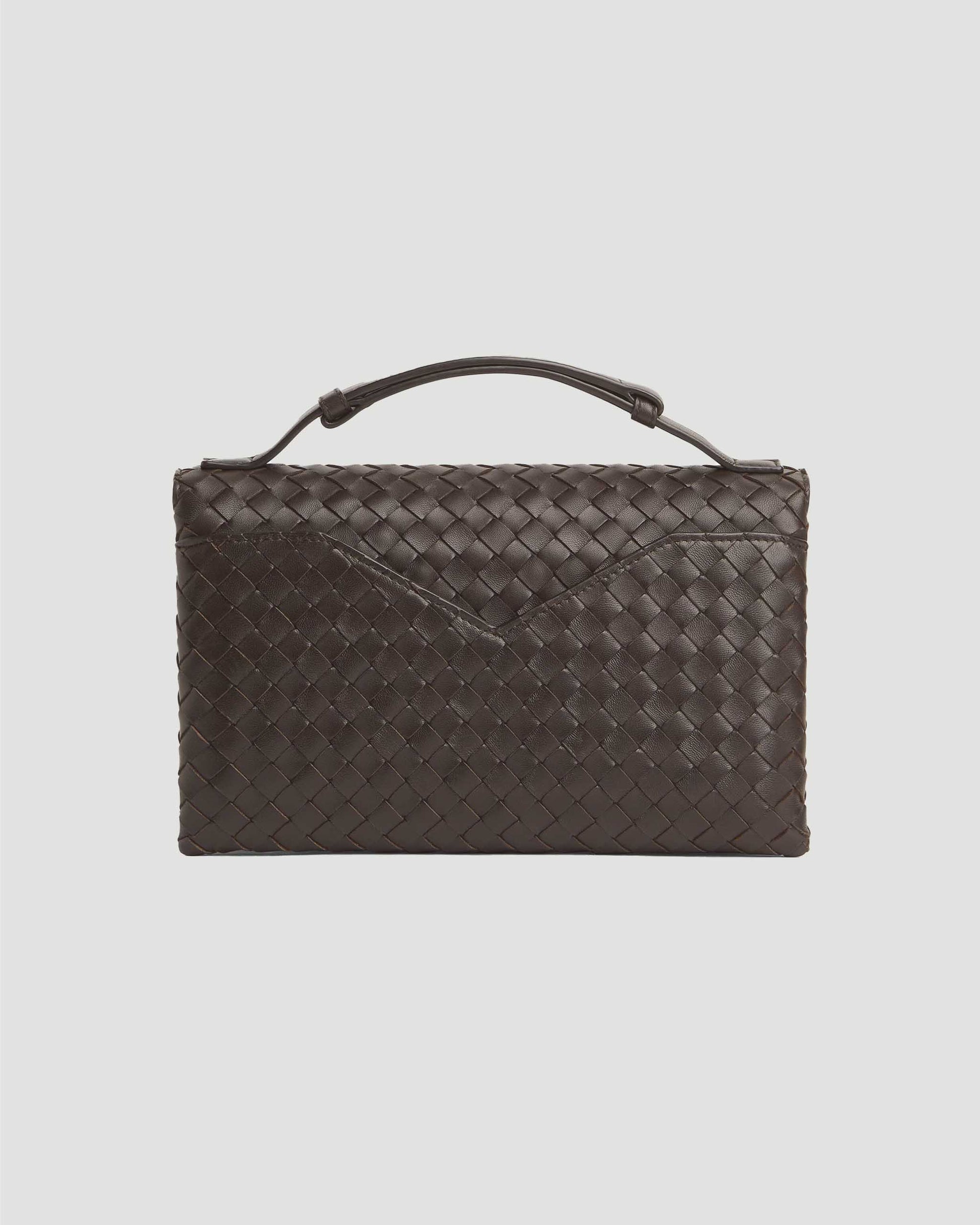 Bottega Veneta Knot Lock Bag in Fondant in Brown — product photo 3