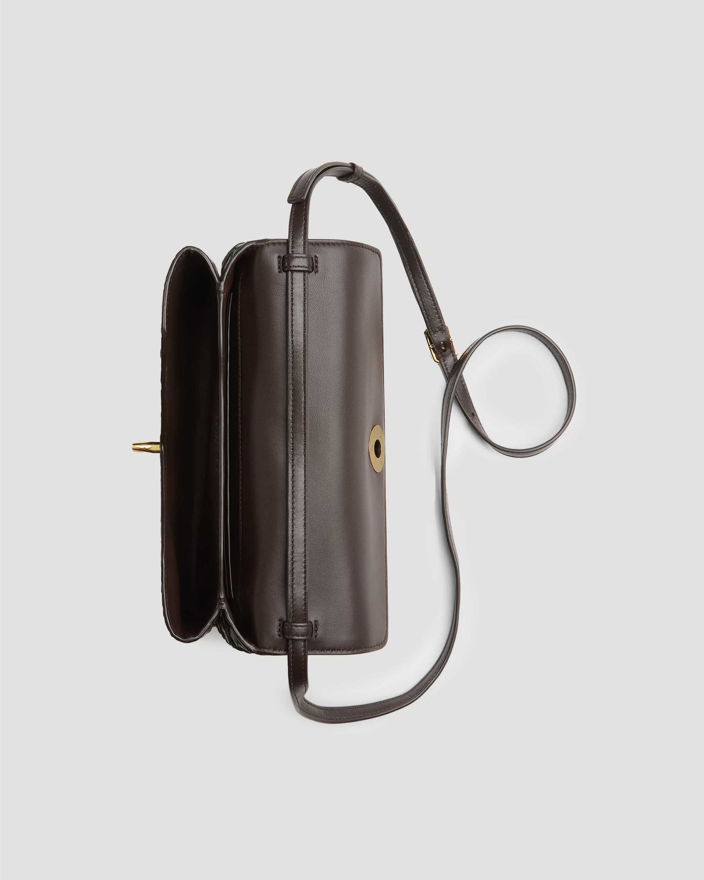 Bottega Veneta Knot Lock Bag in Fondant in Brown — product photo 5