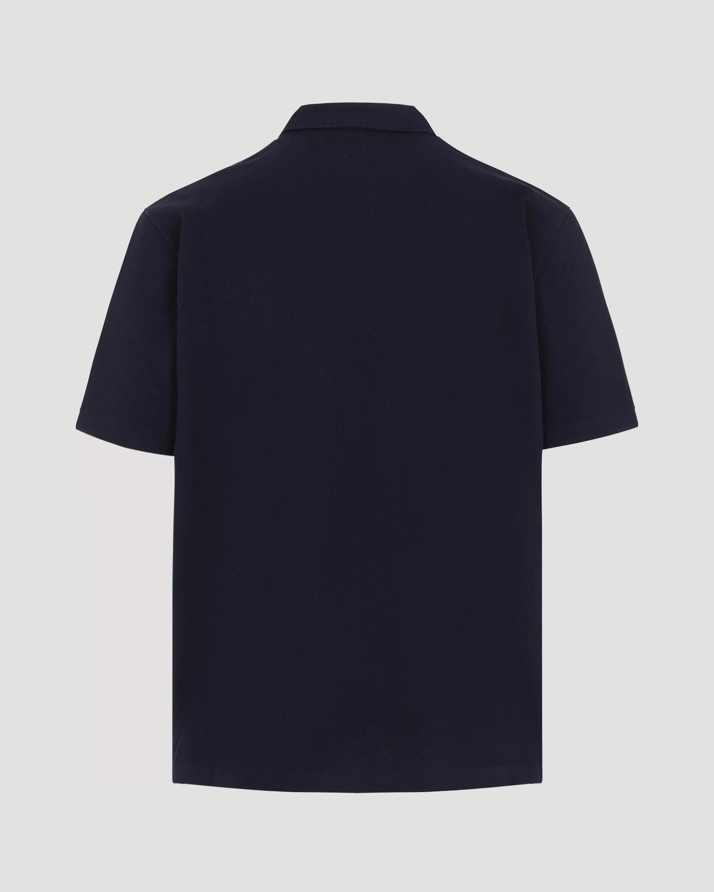 Cotton Polo Shirt in Navy