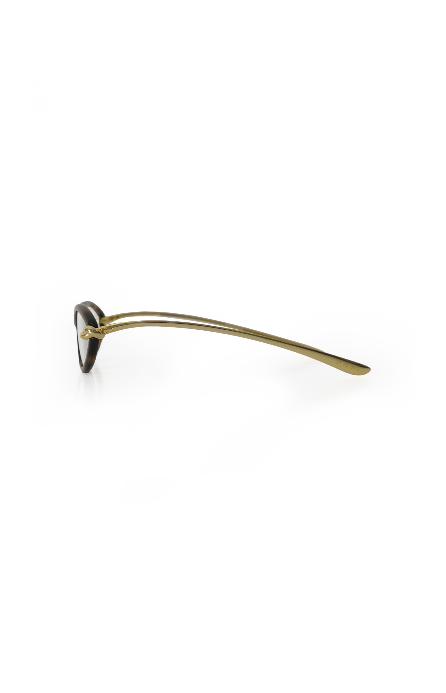 Knot Cat Eye Sunglasses in Havana/Transparent