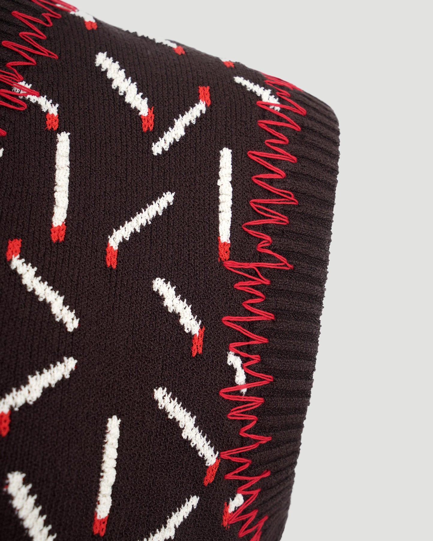 Cotton Jacquard Matches Gilet