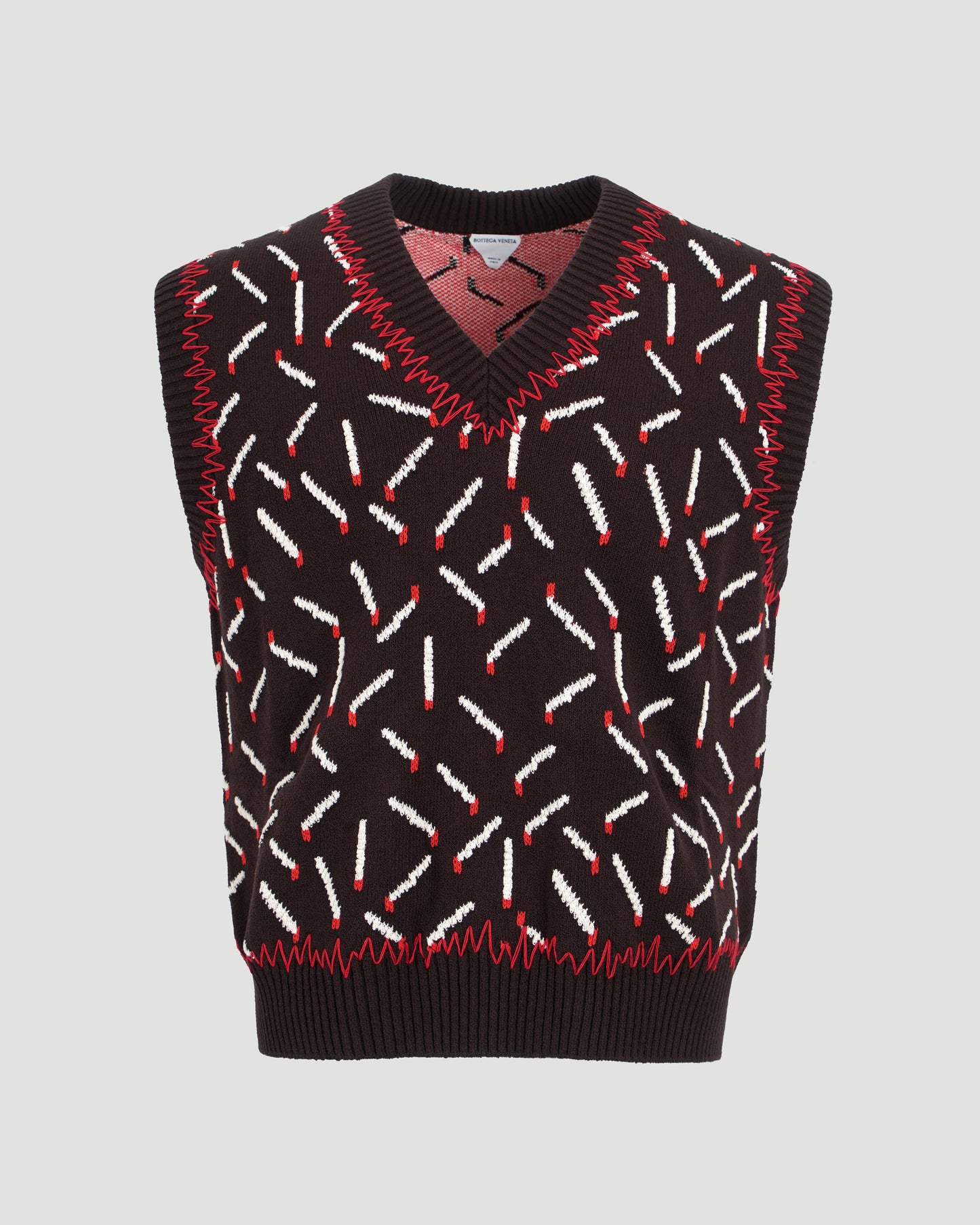 Cotton Jacquard Matches Gilet