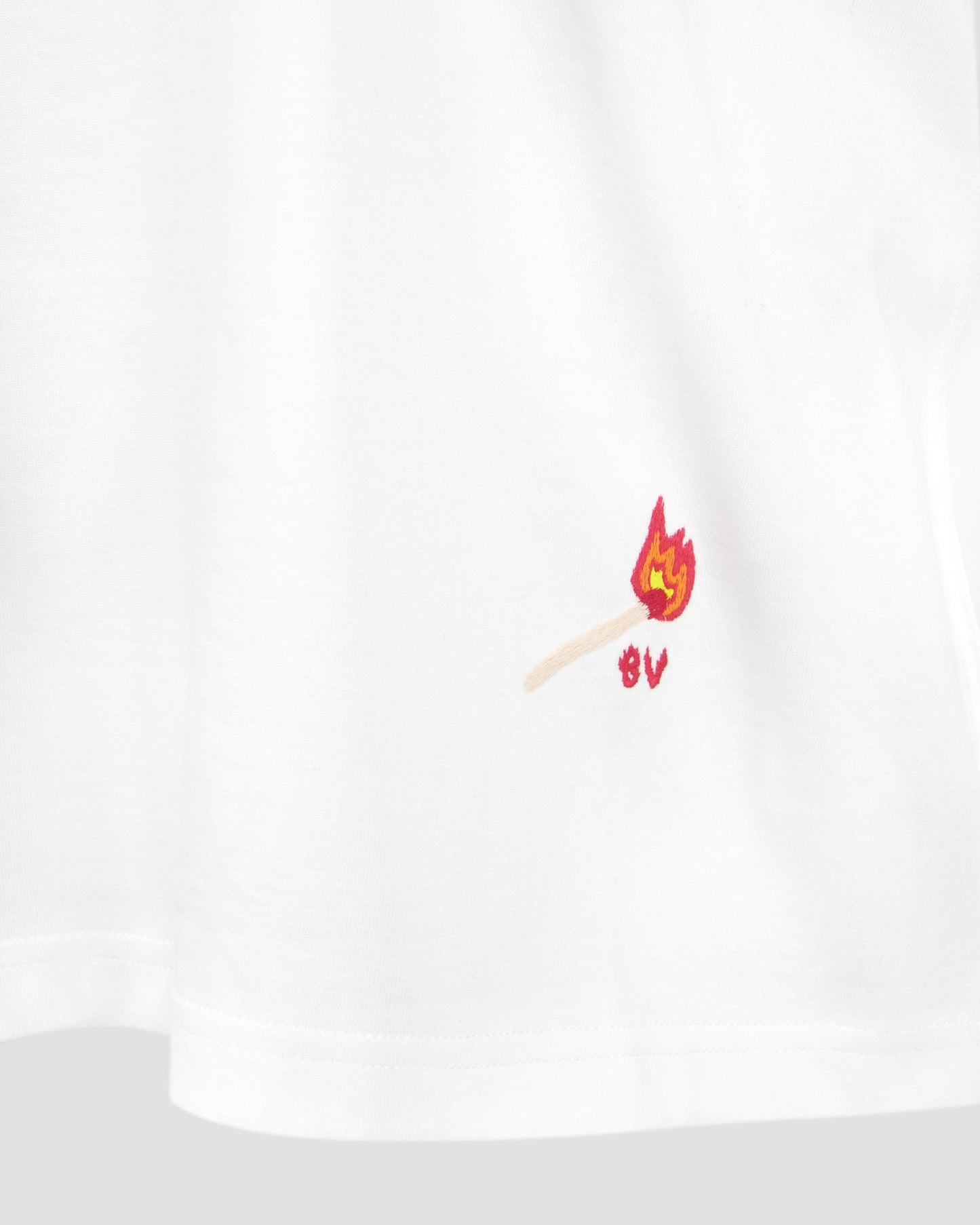 Cotton Jersey T-Shirt in White