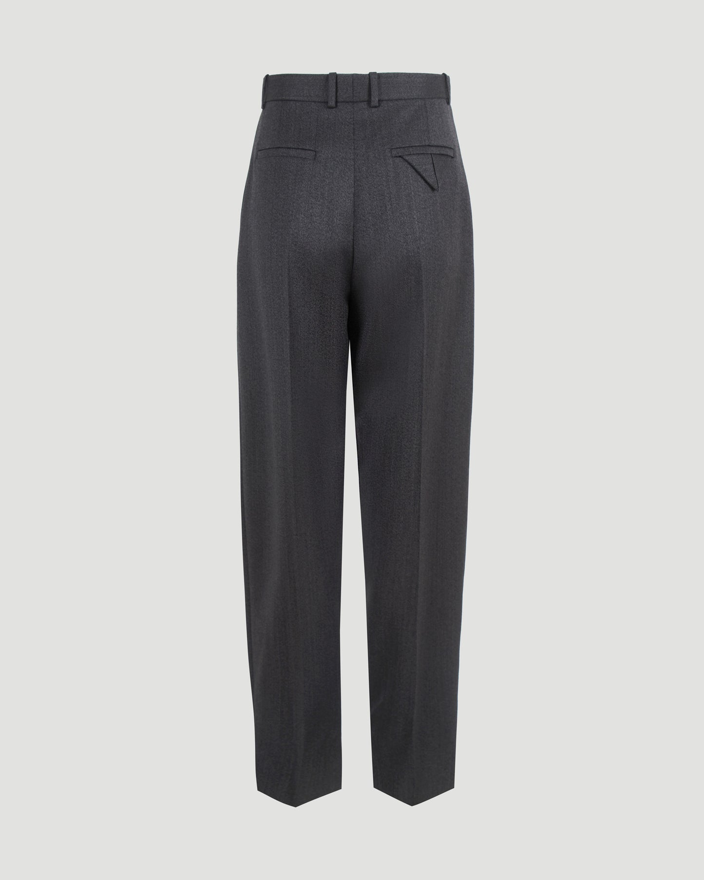 Tapered Leg Trousers in Charcoal