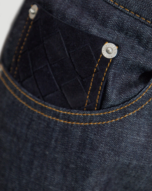 Straight-Fit Jeans in Dark Indigo