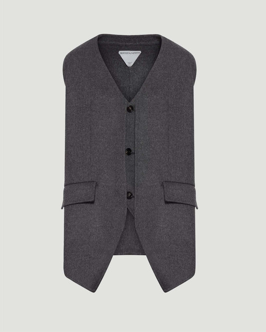 Double Face Wool Gilet