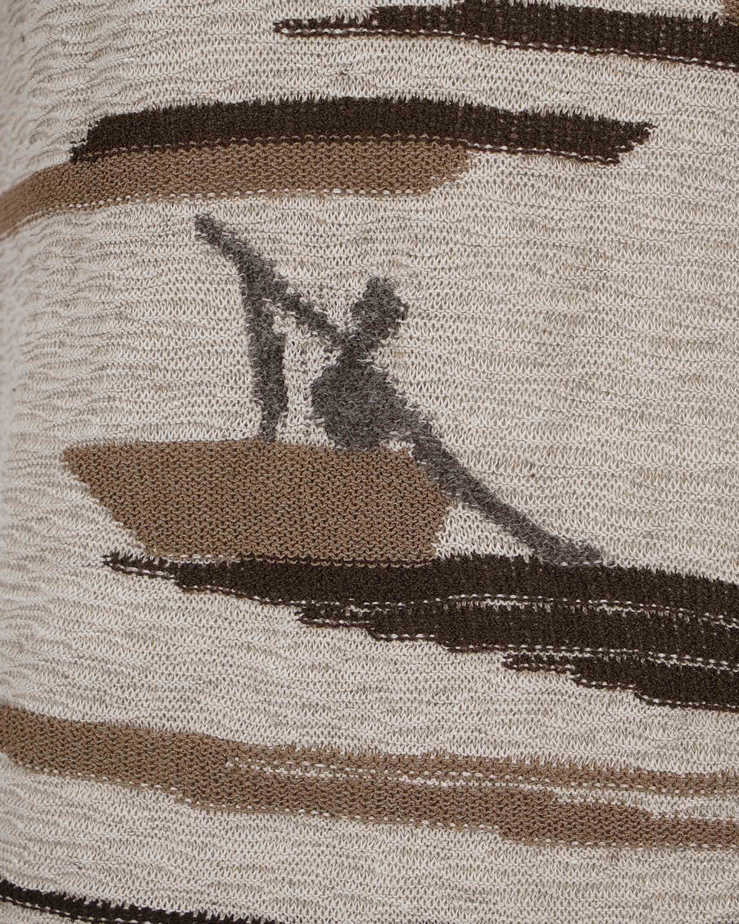 Bottega Veneta Linen And Cotton Polo in Multicolored — product photo 3