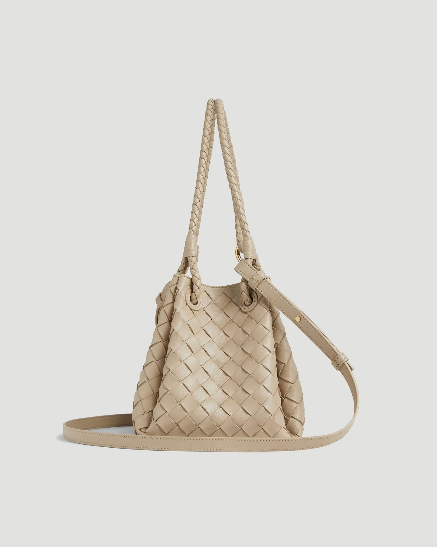 Medium Parachute Bag in Ecru