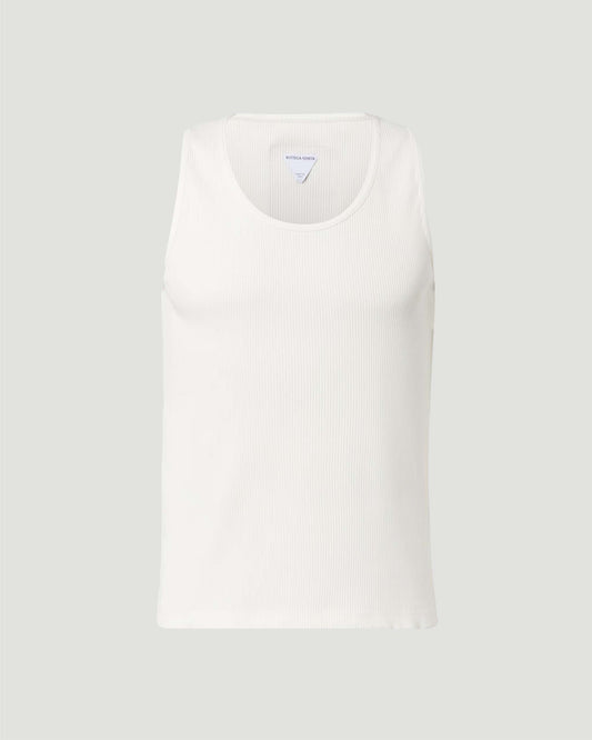 Compact Cotton Rib Jersey Tank Top