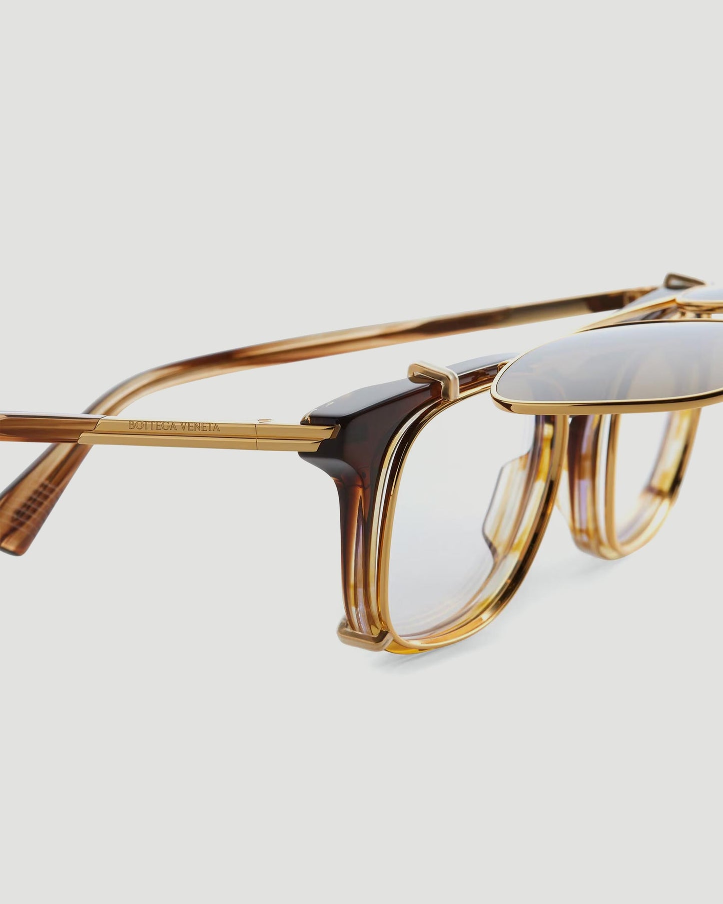 Classic Square Clip On Sunglasses