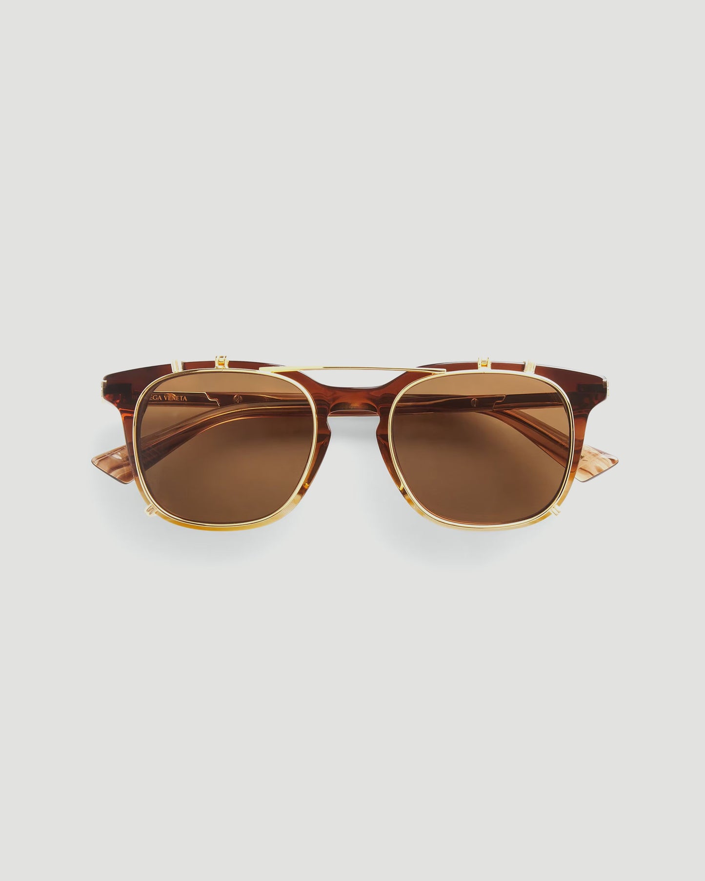 Classic Square Clip On Sunglasses