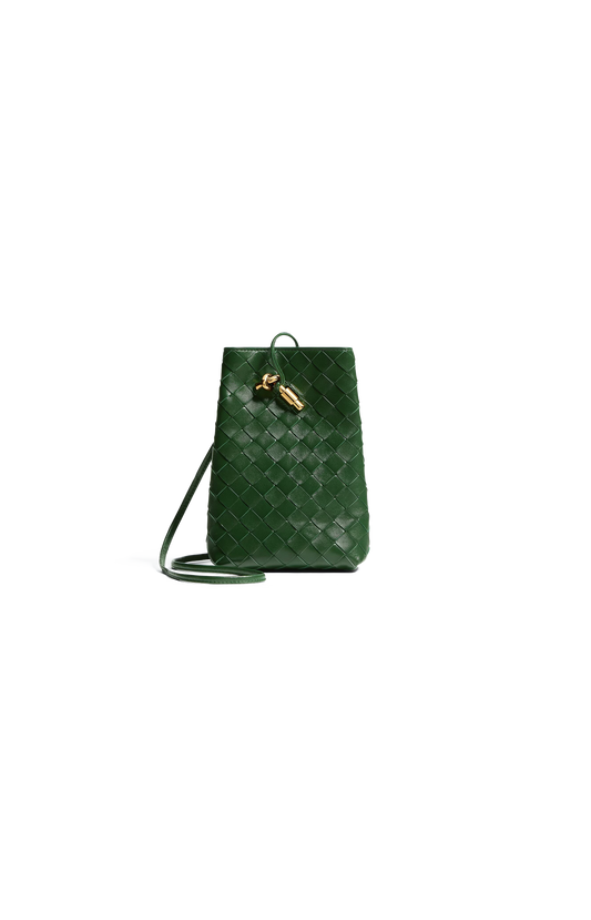 Andiamo Phone Pouch in Basil