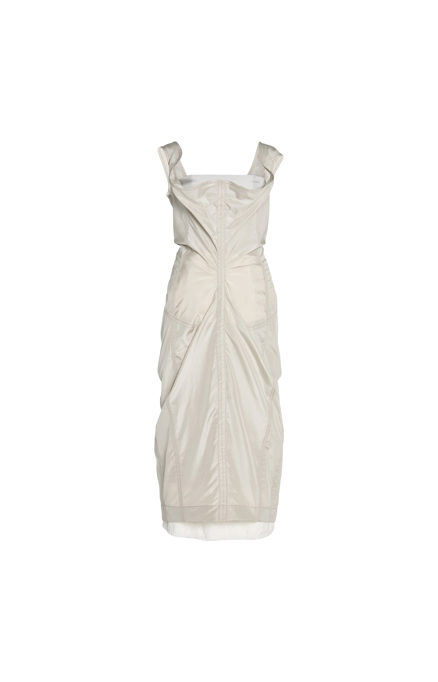 Washed Silk Taffeta Dress