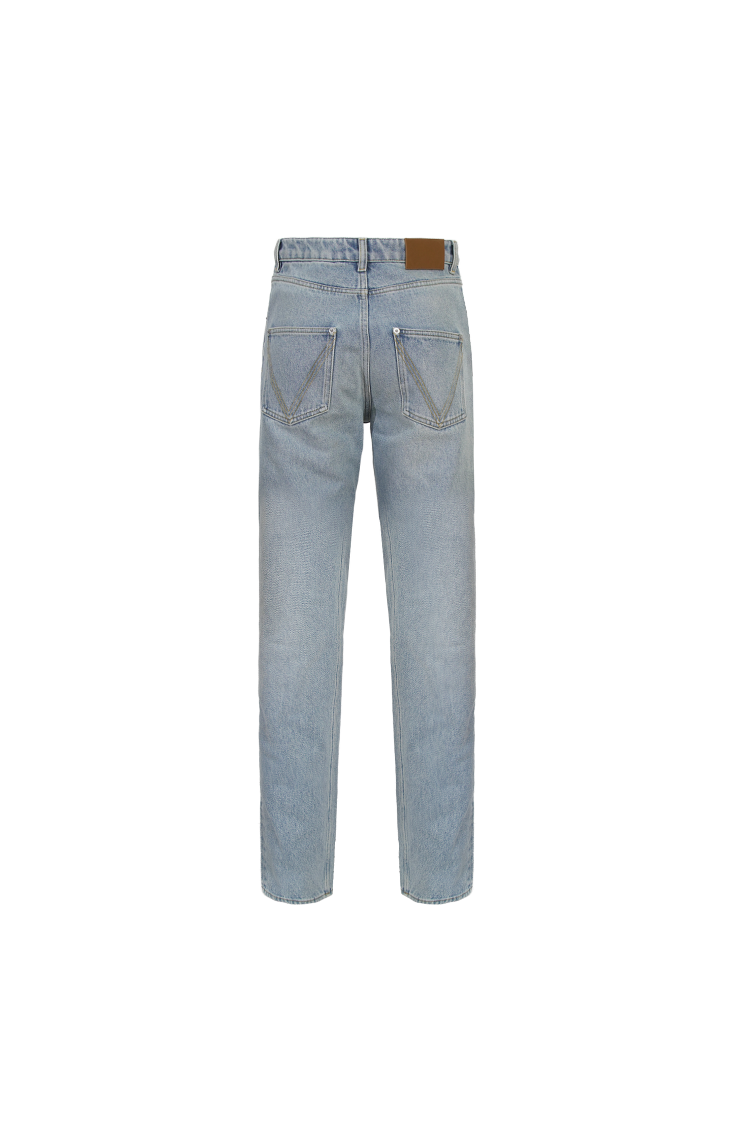Light Bleach Straight Jeans