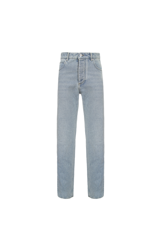 Light Bleach Straight Jeans