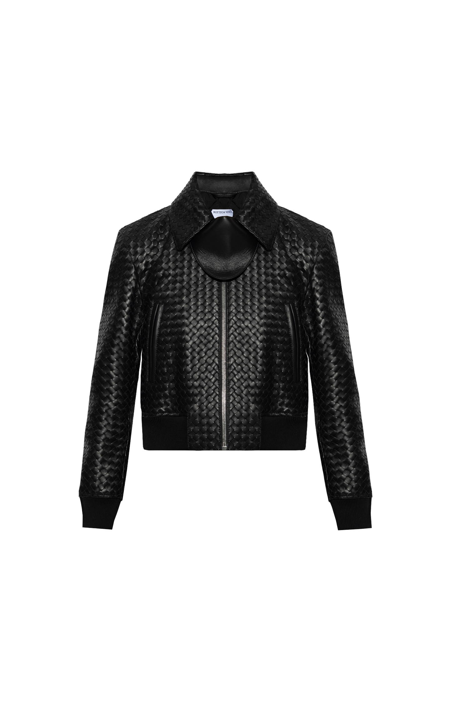Intrecciato Leather Blouson