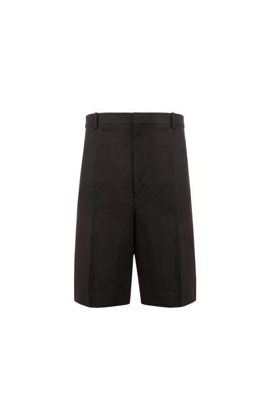 Tailored Shorts in Dark Brown
