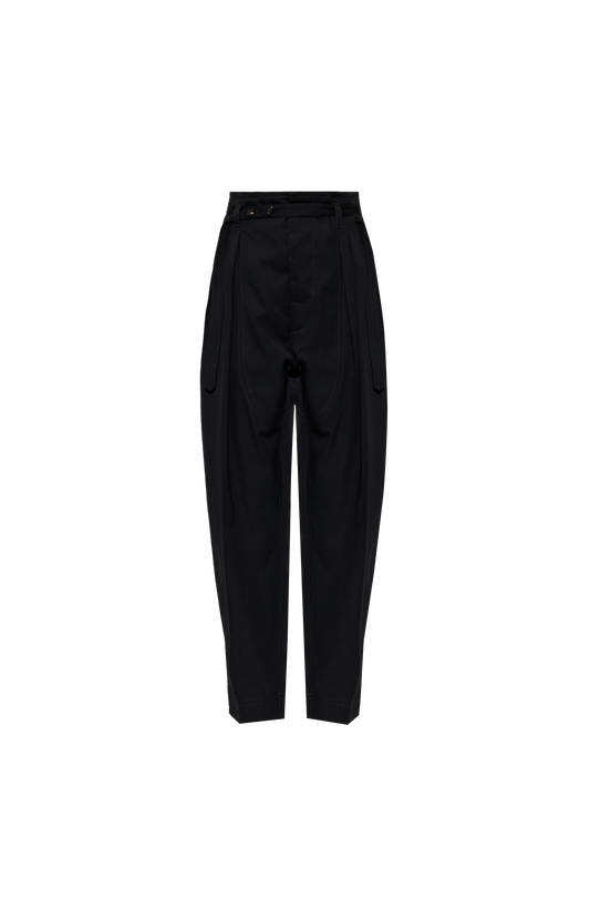 Black Wool Pants