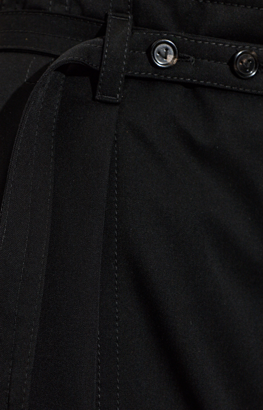 Black Wool Pants