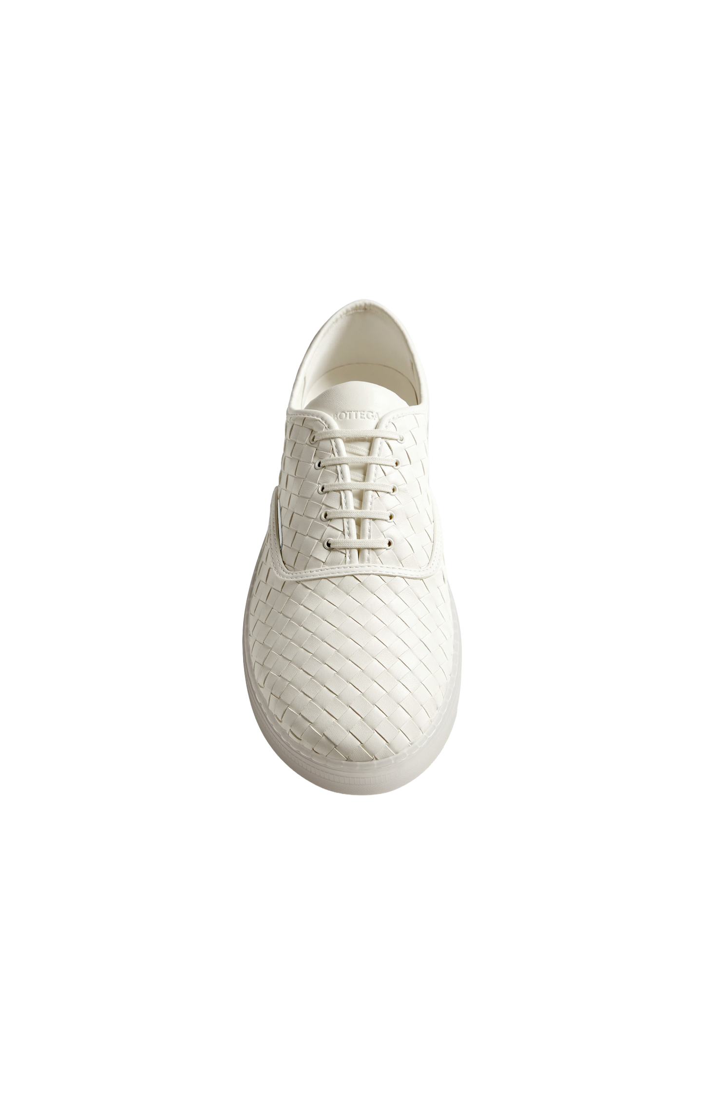 White Intrecciato Sneakers