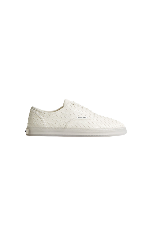 White Intrecciato Sneakers