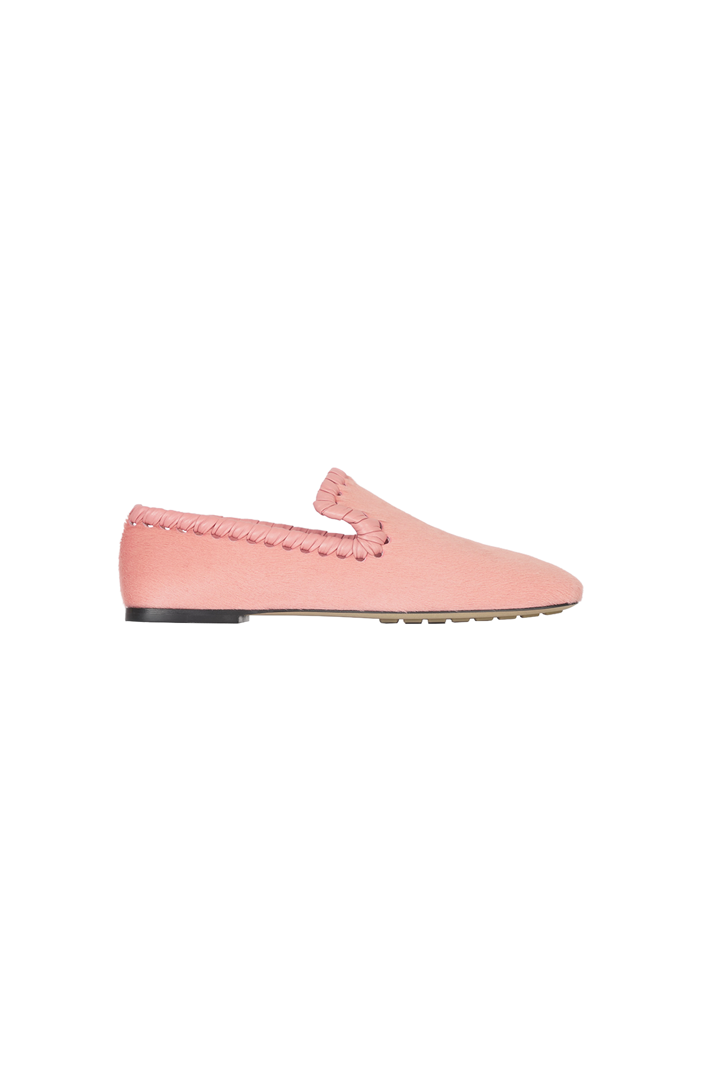 Square Toe Slipper in Blush