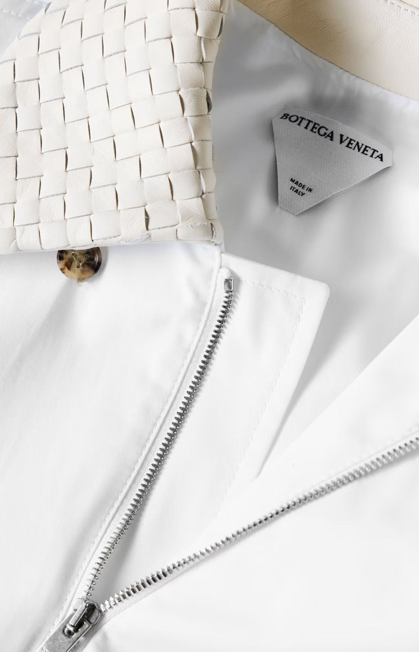 Cotton Blouson in White