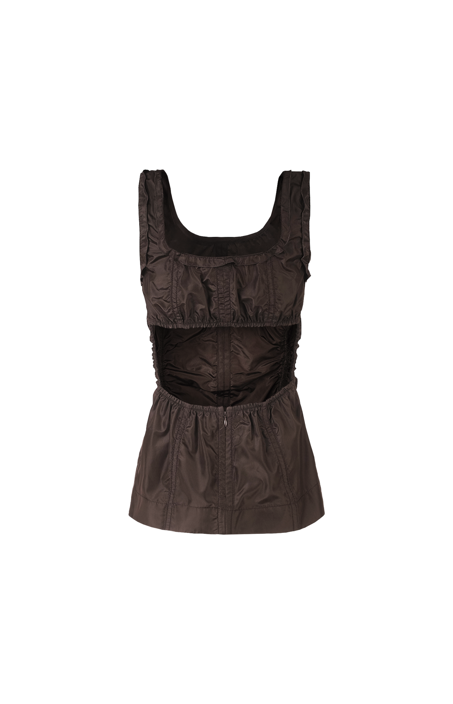 Washed Silk Taffeta Top