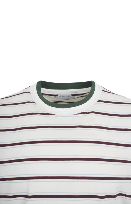 Striped T-Shirt in Dove