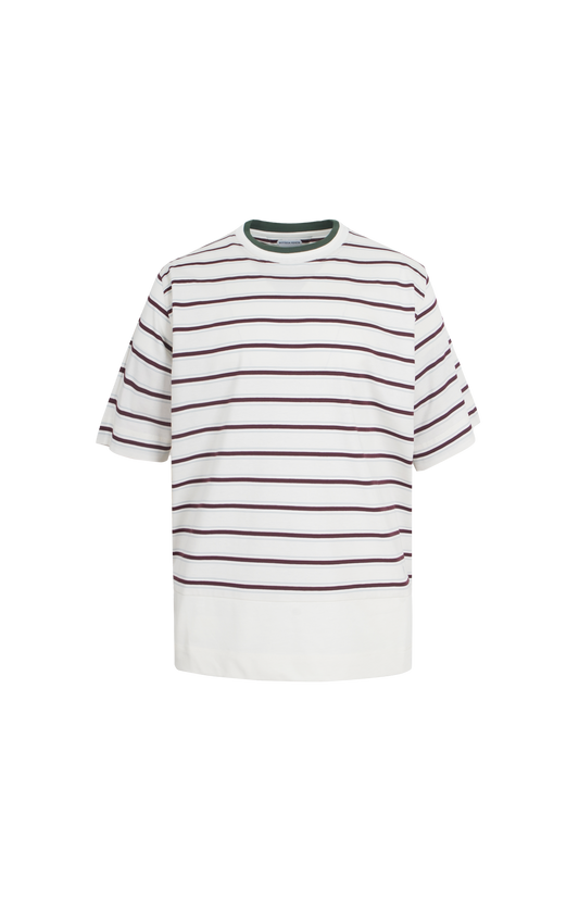 Striped T-Shirt in Dove