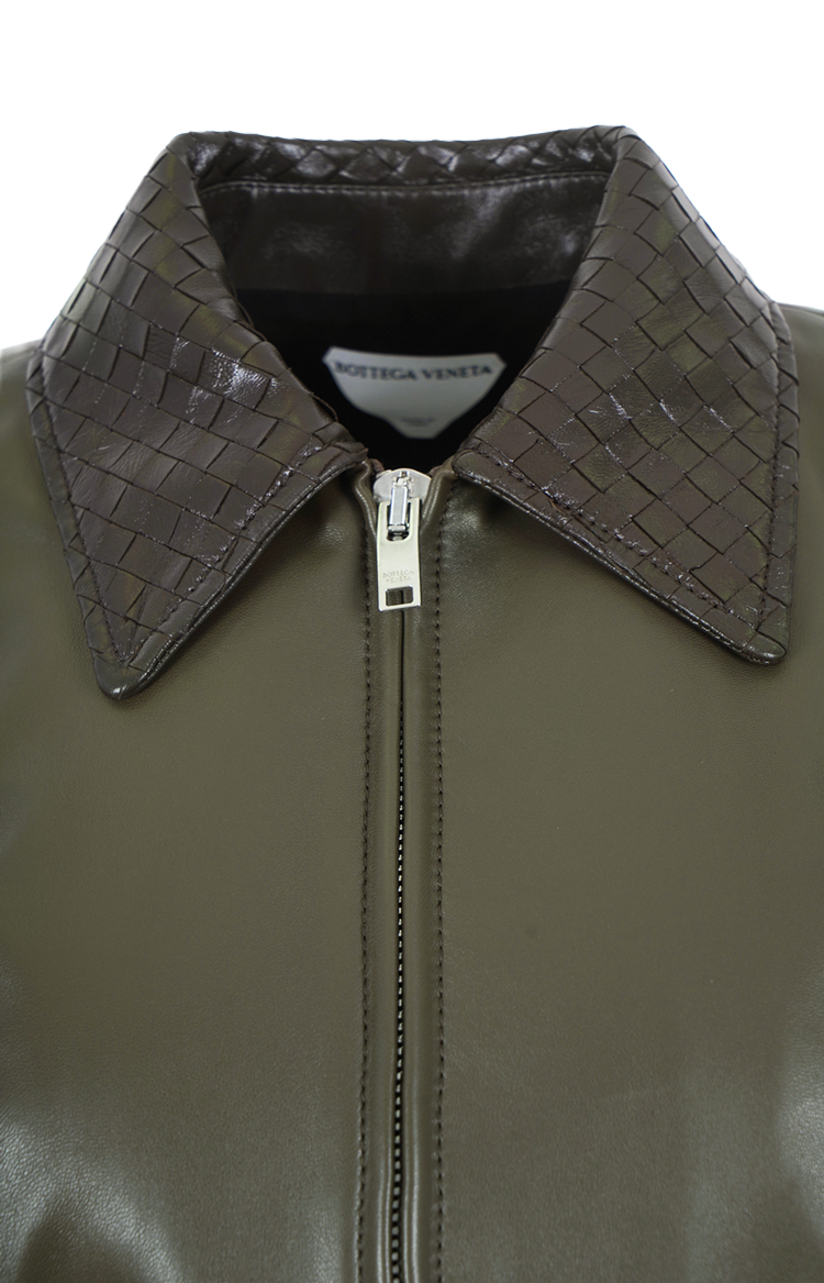 Shiny Leather Blouson