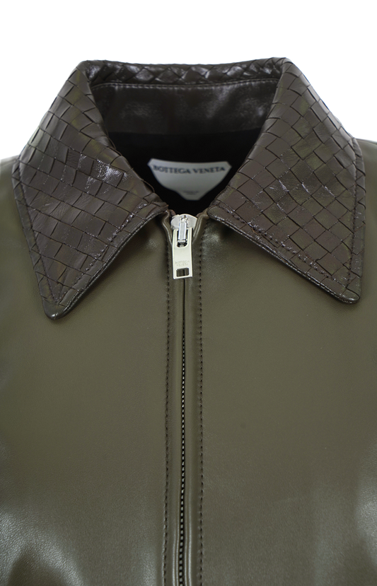 Shiny Leather Blouson