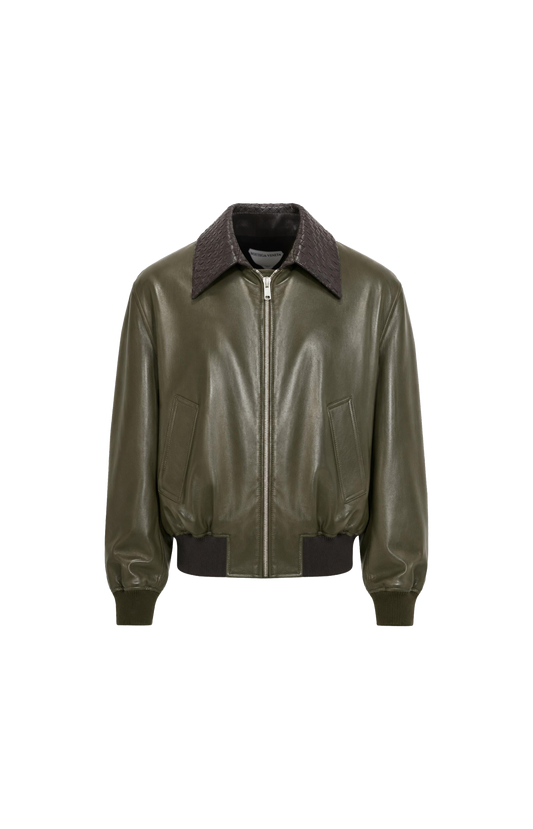 Shiny Leather Blouson