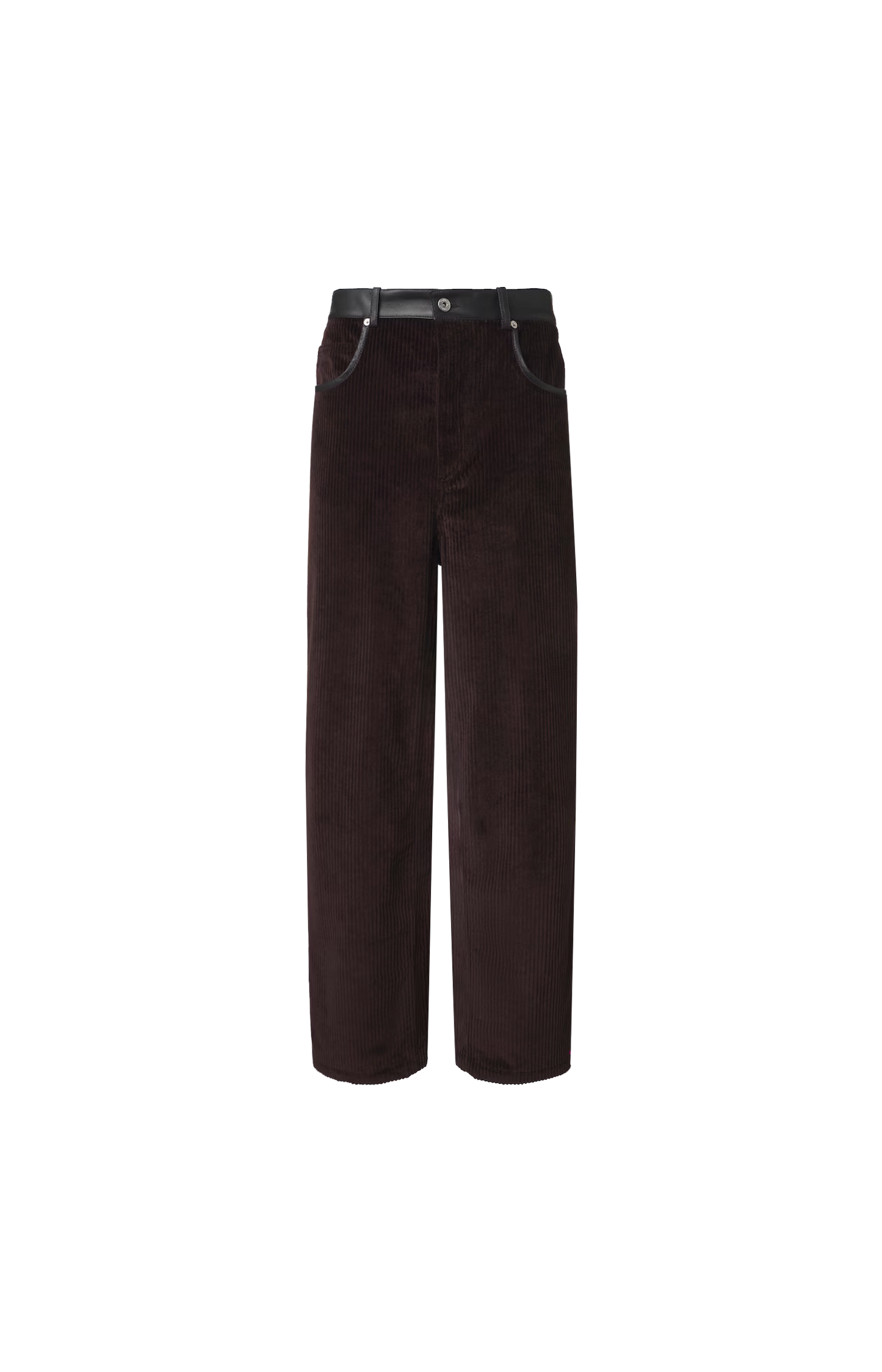 Cotton Corduroy Pants in Intense Carrubo