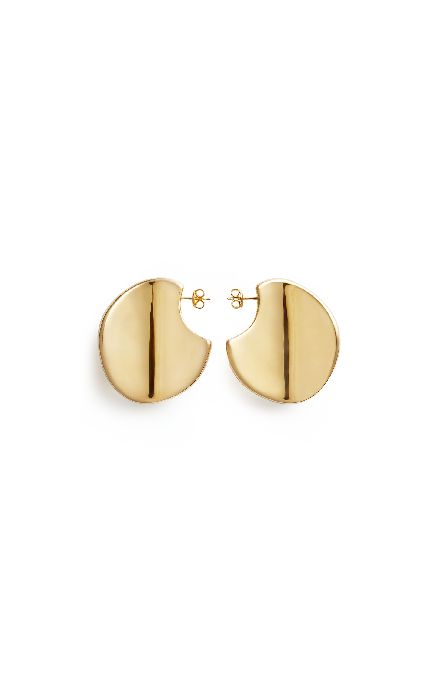 Large Disc Earrings