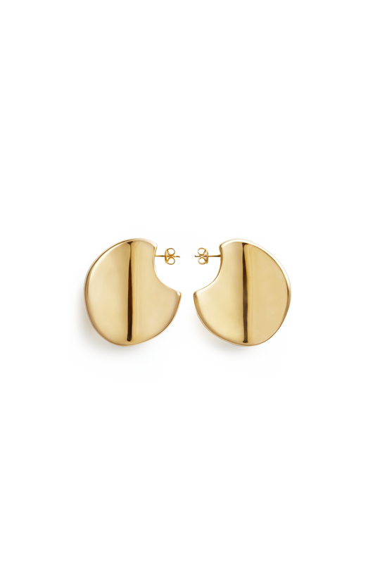 Large Disc Earrings