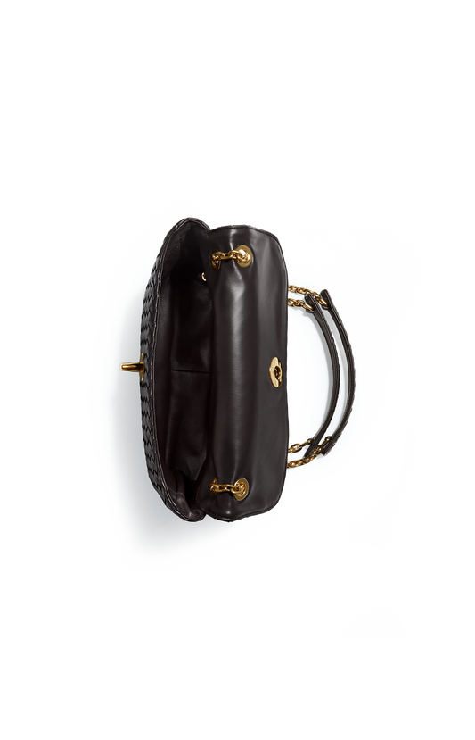 Madison Shoulder Bag in Espresso