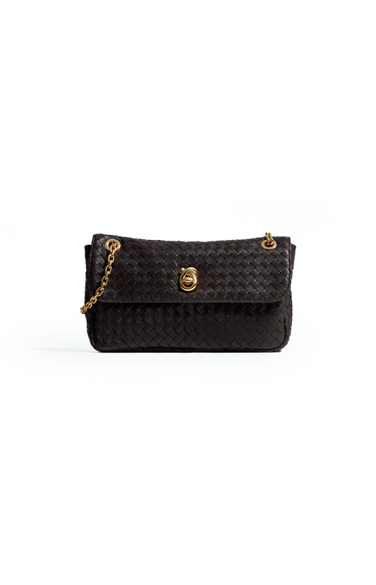 Madison Shoulder Bag in Espresso