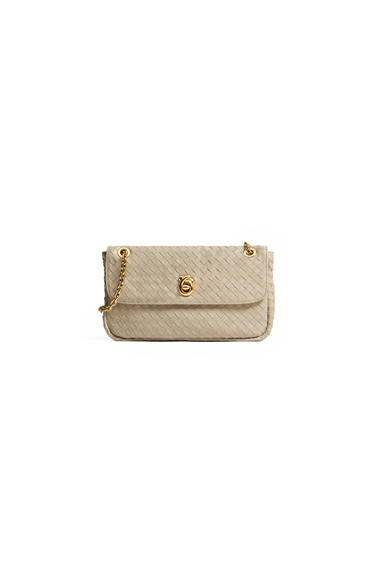 Madison Shoulder Bag in Ecru