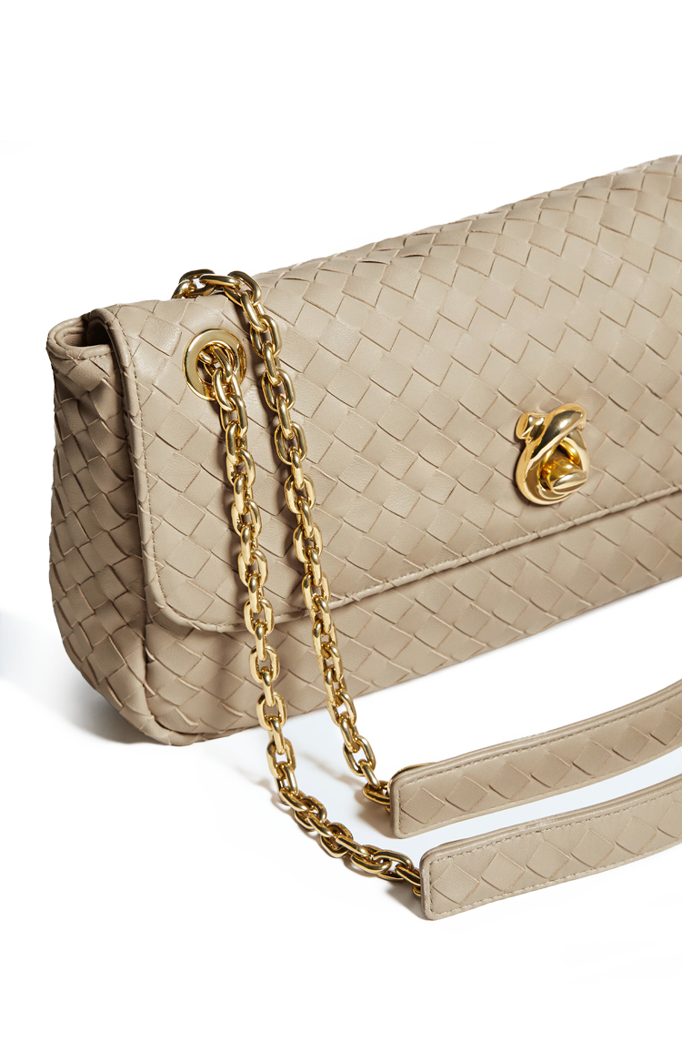 Madison Shoulder Bag in Ecru