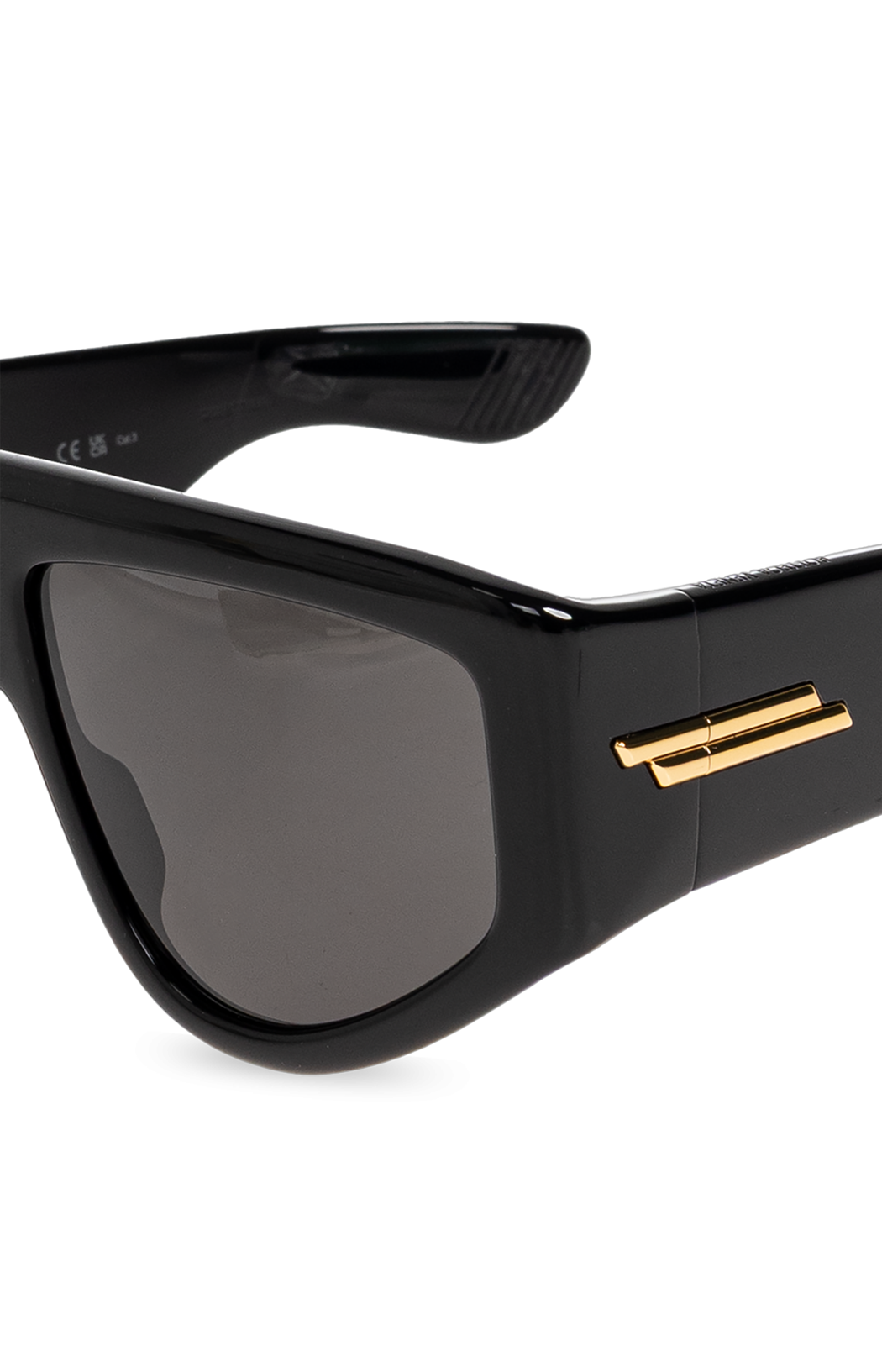 Oversized Ribbon Sunglasses in Black