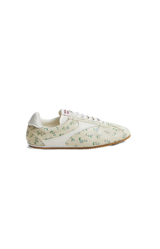 Shot Sneaker in Parchment/Peach/Blue