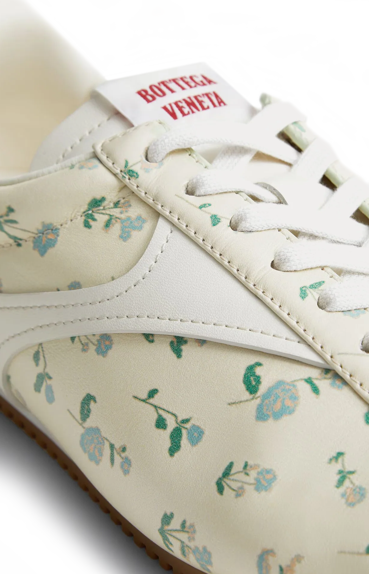 Shot Sneaker in Parchment/Peach/Blue