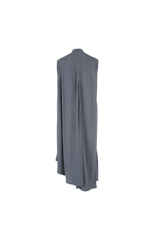 Bottega Veneta Crepe Viscose Jersey Dress in Harbor Grey — product photo 2