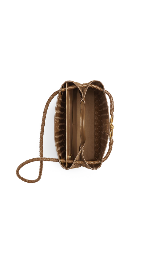 Bottega Veneta Andiamo Bag in Dark Caramel — product photo 2