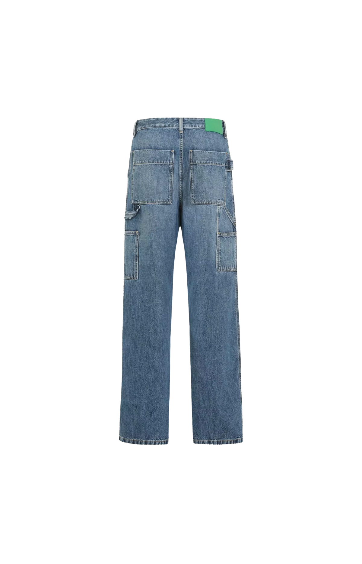 Indigo Denim Cargo Trousers