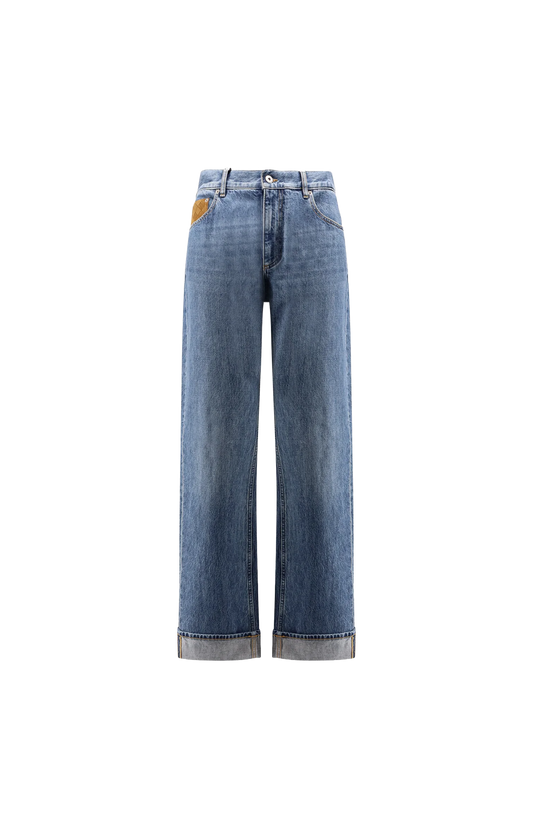 Vintage Indigo Straight Jeans