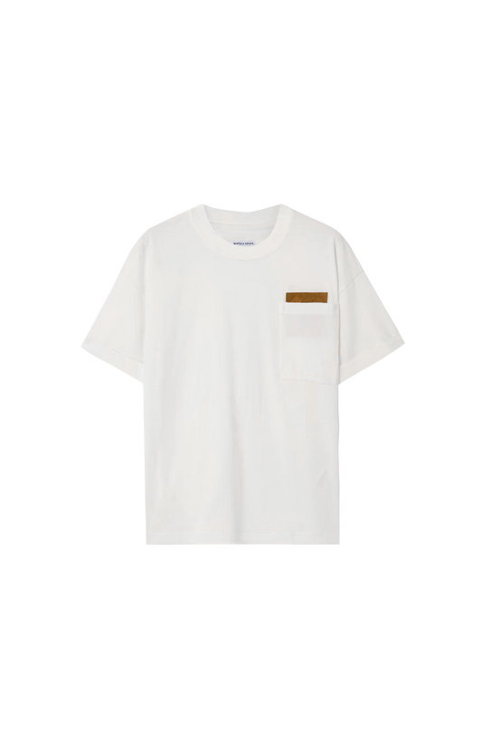 T-Shirt with Intrecciato Pocket